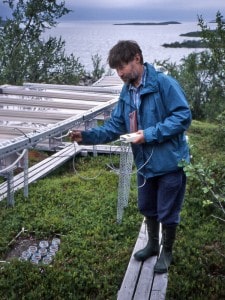 Lars Olof Björn in Abisko (July 1997).